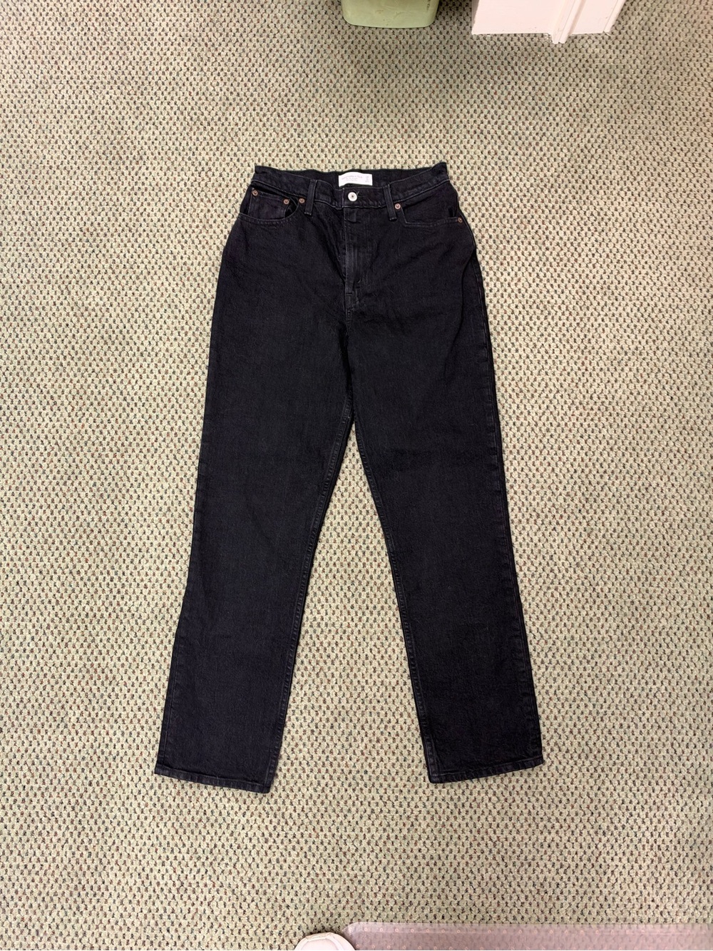 Abercrombie & Fitch Curve Love 90s Straight Ultra High Rise